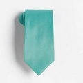 Teal Polyester Satin Tie